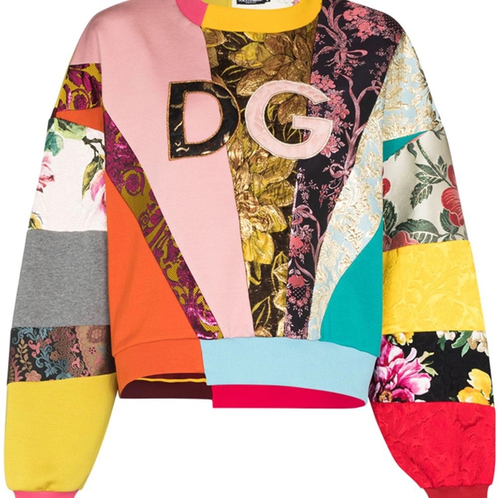Dolce & Gabbana Multicolor Patchwork Top